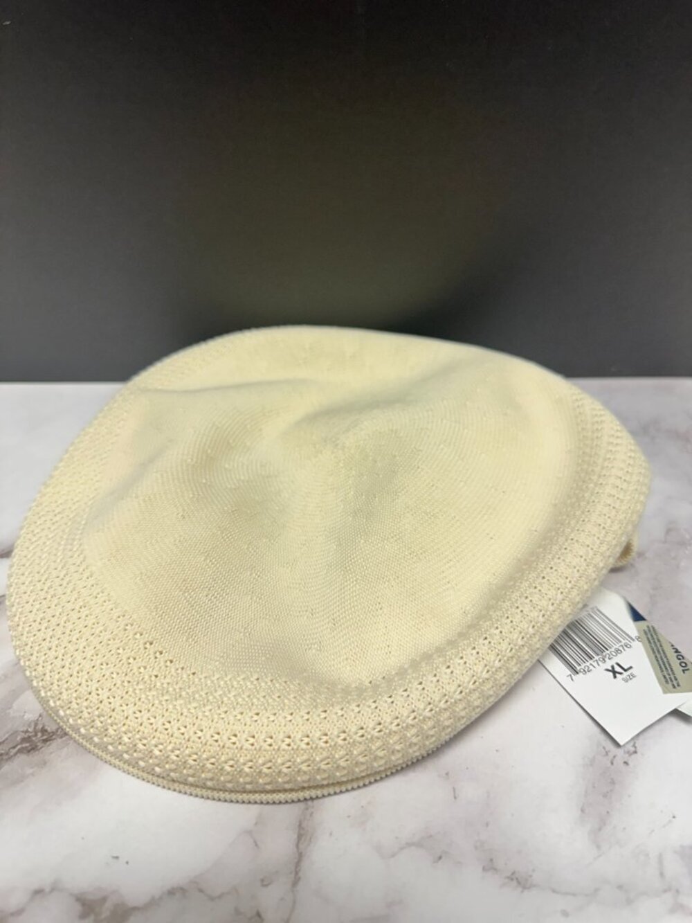Kangol Hat Mens X-Large Cream Tropic 504 Ventair Hip Hop Rap 80s 90s Streetwear